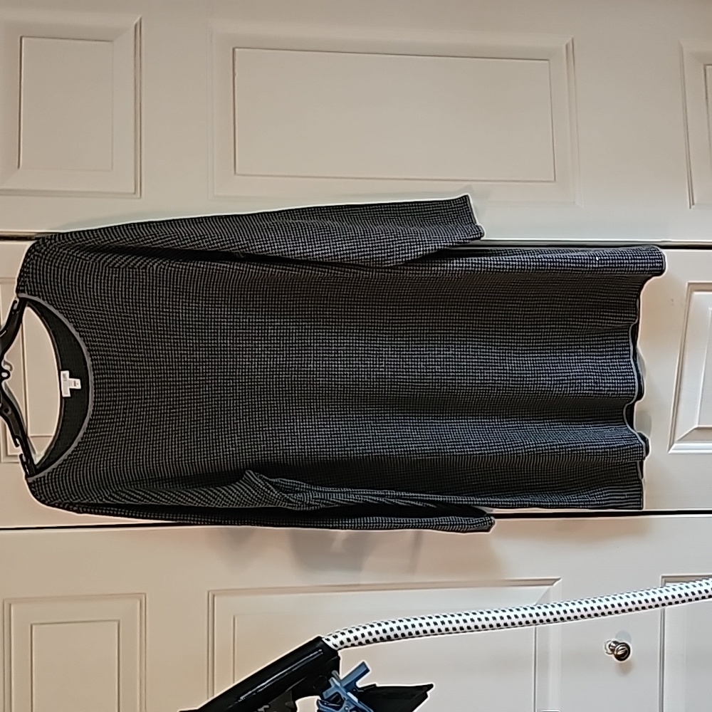 Jjill sz Xl career dress Grey houndstooth